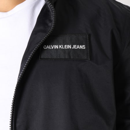 Calvin Klein - Veste Zippée Institutionnal Logo 7782 Noir