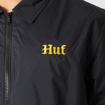 HUF - Coupe-Vent Ensenada Coaches Noir