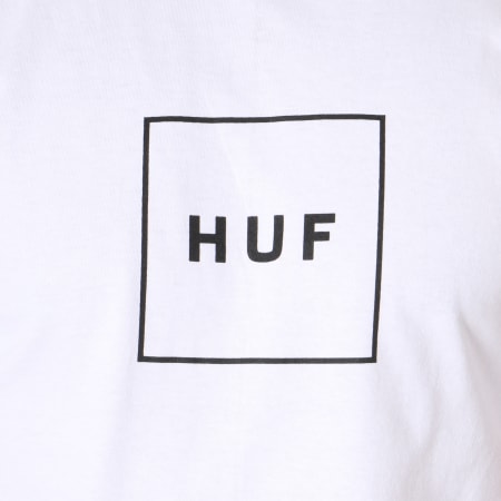 HUF - Tee Shirt Essential Box Logo Blanc
