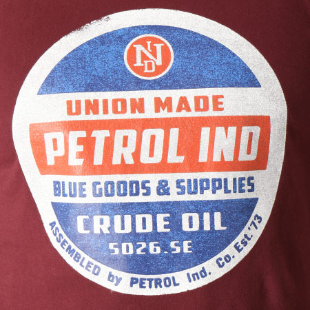 Petrol Industries - Tee Shirt TSR607 Bordeaux