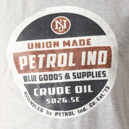Petrol Industries - Tee Shirt TSR607 Gris Chiné