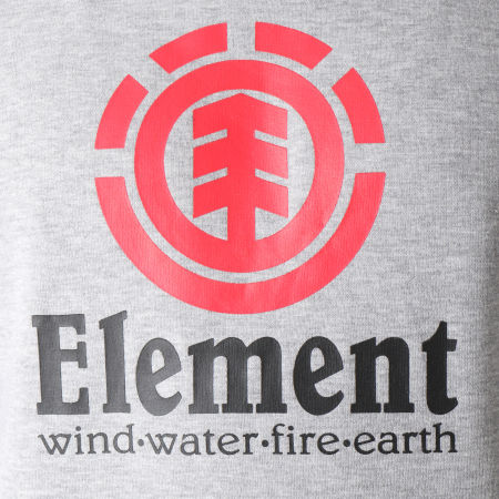 Element - Sweat Capuche Vertical Gris Chiné