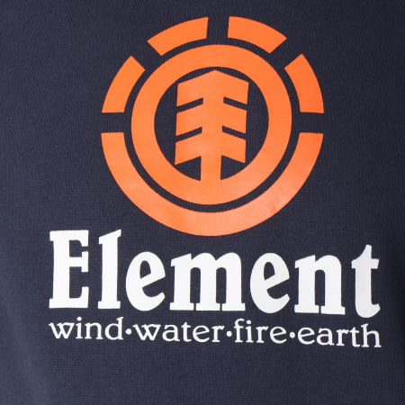 Element - Sweat Capuche Vertical Bleu Marine