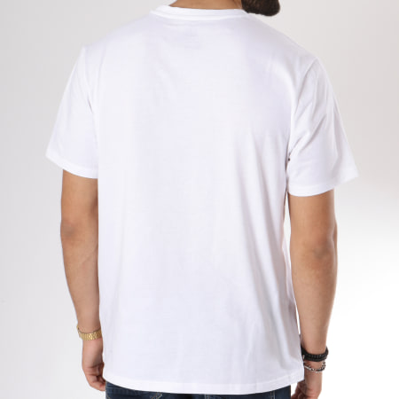 Element - Tee Shirt Poche Basic Pocket Label Blanc