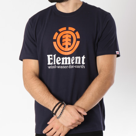 Element - Tee Shirt Vertical Bleu Marine