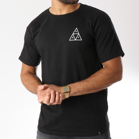 HUF - Tee Shirt Essential Triple Triangle Noir