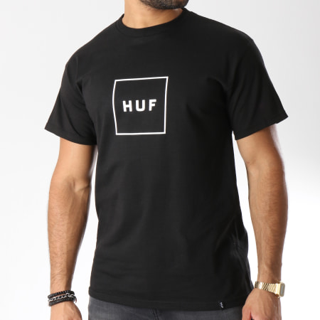 HUF - Tee Shirt Essential Box Logo Noir