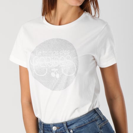 Le Temps Des Cerises - Tee Shirt Femme Glilogo Blanc