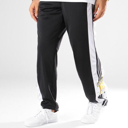 Adidas Originals - Pantalon Jogging Bandes Brodées Adibreak 0679 Noir Blanc Jaune