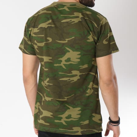 HUF - Tee Shirt Miss America Vert Kaki Camouflage 