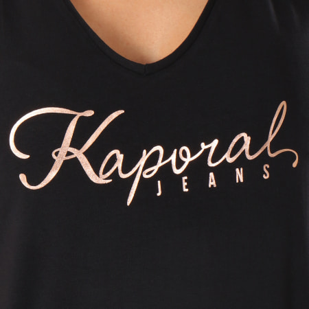 Kaporal - Tee Shirt Femme Tine Noir