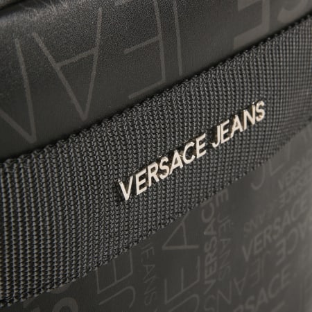 Versace Jeans Couture - Sacoche Linea Logo All Over Dis1 Noir