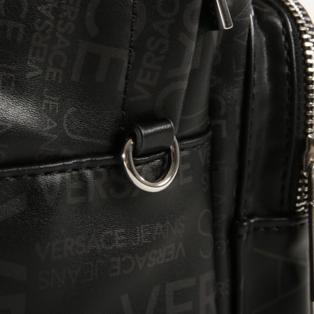 Versace Jeans Couture - Sac A Dos Linea Logo All Over Dis 6 Noir
