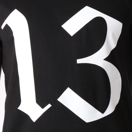 13 Block - Tee Shirt Logo Noir Blanc