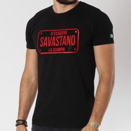 Hechbone - Tee Shirt Savastano Noir Rouge