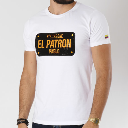 Hechbone - Tee Shirt El Patron Blanc