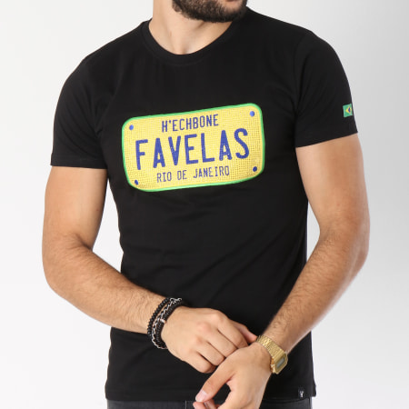 Hechbone - Tee Shirt Favelas Noir