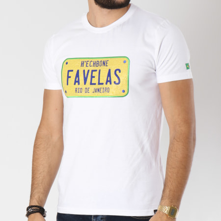 Hechbone - Tee Shirt Favelas Blanc