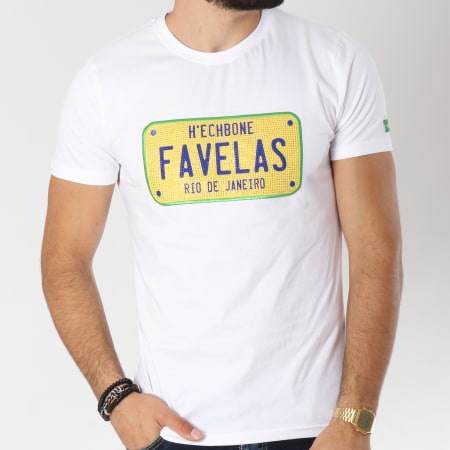 Hechbone - Tee Shirt Favelas Blanc