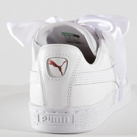 Puma - Baskets Femme Heart Leather 367817 01 White Rose Gold 