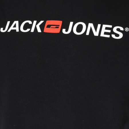 Jack And Jones - Sweat Capuche Corp Logo Noir