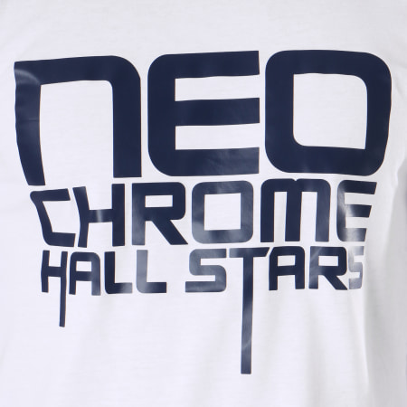 Neochrome - Tee Shirt Manches Longues Hall Stars Blanc