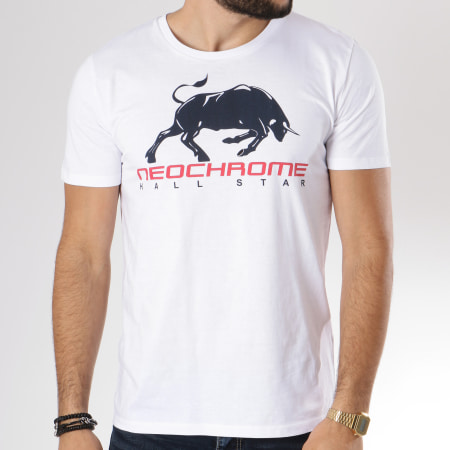 Neochrome - Tee Shirt Bull Blanc