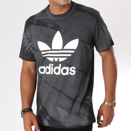 Adidas Originals - Tee Shirt Tie Dye DJ2713 Gris Anthracite
