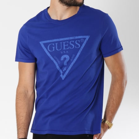 Guess - Tee Shirt F84I00JO3D Bleu Roi