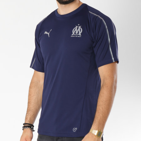 Puma - Tee Shirt De Sport OM Training 753986 Bleu Marine