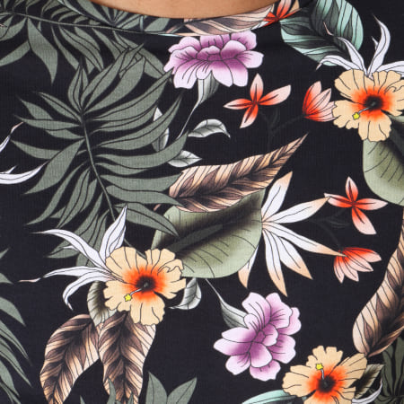 Uniplay - Tee Shirt Oversize 1331-11 Noir Floral