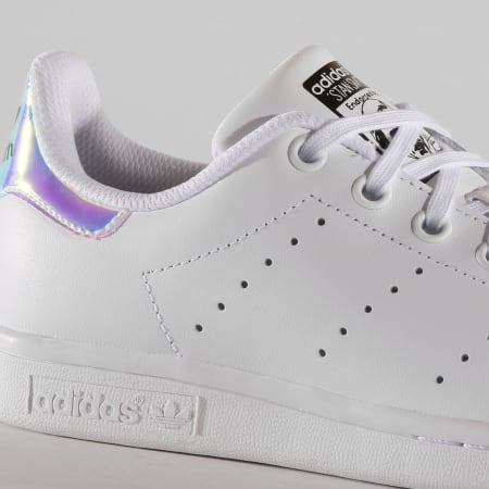 Adidas Originals - Baskets Stan Smith Femme AQ6272 Footwear White Metal Silver 