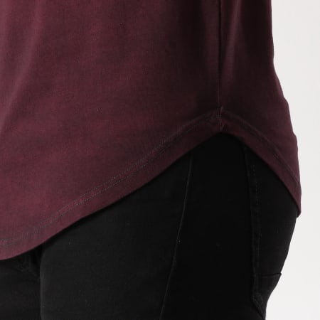 LBO - Tee Shirt Oversize 473 Rouge Dégradé Noir