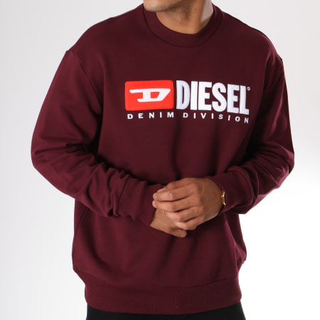 Diesel - Sweat Crewneck Divison 00SHEP-0CATK Bordeaux