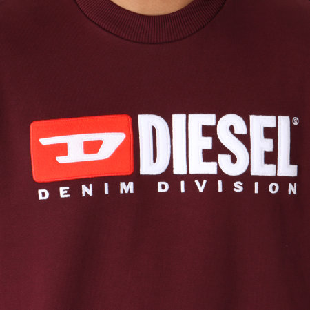 Diesel - Sweat Crewneck Divison 00SHEP-0CATK Bordeaux