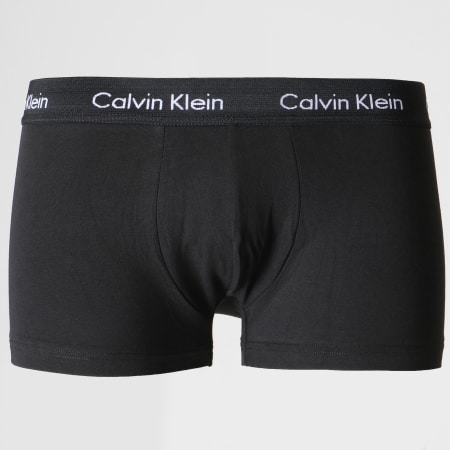 Calvin Klein - Lot De 3 Boxers Cotton Stretch U2664G Noir Gris Vert