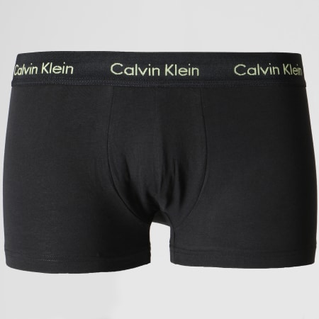 Calvin Klein - Lot De 3 Boxers Cotton Stretch U2664G Noir Gris Vert