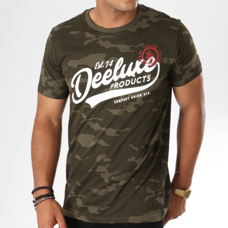 Deeluxe - Tee Shirt Will Vert Kaki Camouflage 