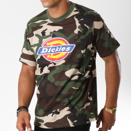 Dickies - Tee Shirt Horseshoe Vert Kaki Camouflage