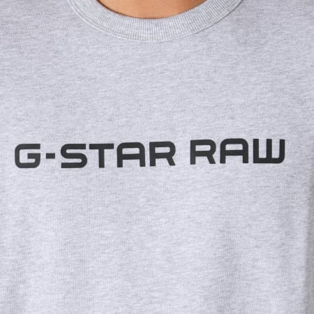G-Star - Sweat Crewneck Loaq D08477-9842 Gris Chiné