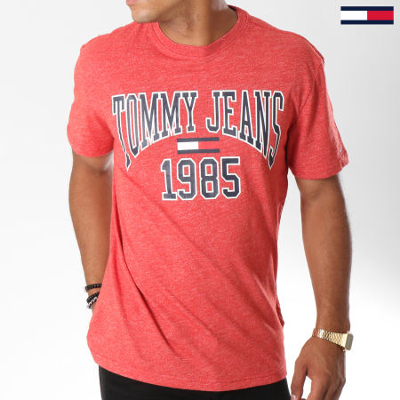 Tommy Hilfiger - Tee Shirt Collegiate 5129 Rouge Chiné