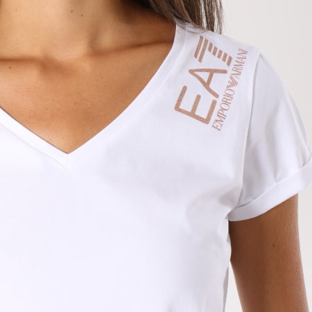 EA7 Emporio Armani - Tee Shirt Femme 6ZTT69-TJ29Z Blanc