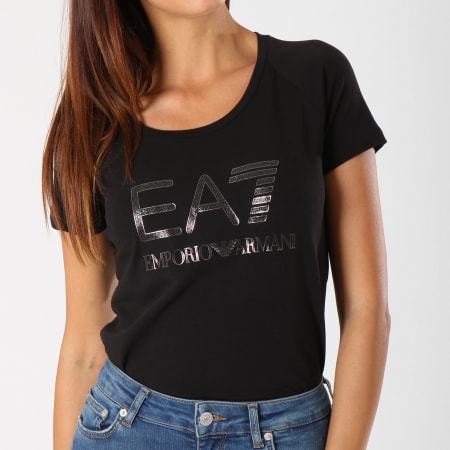 EA7 Emporio Armani - Tee Shirt Femme 6ZTT81-TJ12Z Noir