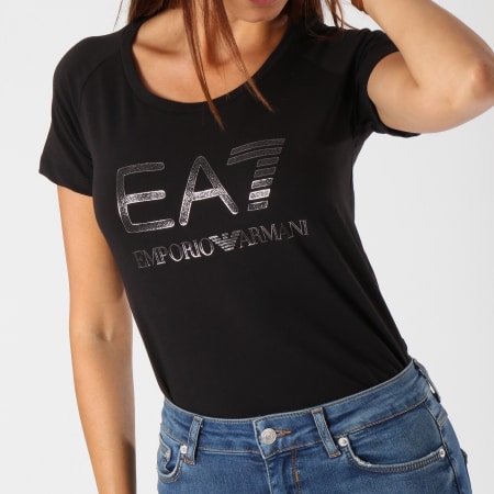 EA7 Emporio Armani - Tee Shirt Femme 6ZTT81-TJ12Z Noir