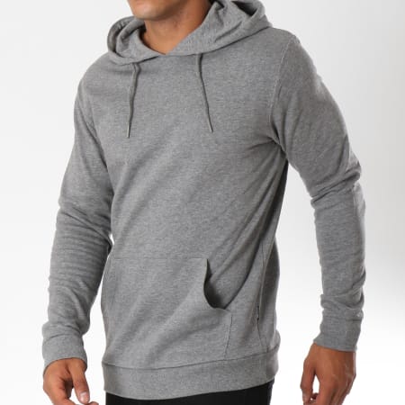 Only And Sons - Sweat Capuche Basic Gris Chiné