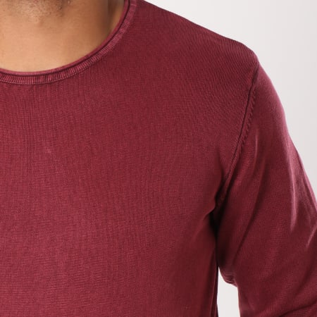 Only And Sons - Pull Garson Bordeaux 