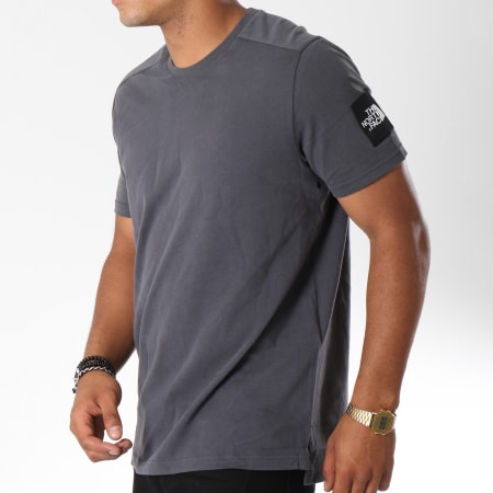 The North Face - Tee Shirt Fine 2 Gris Anthracite