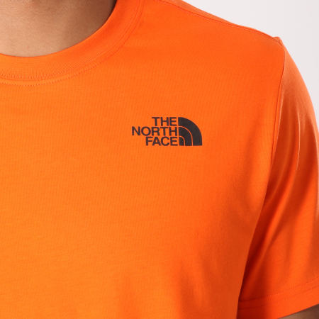 The North Face - Tee Shirt Red Box Orange