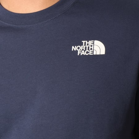 The North Face - Tee Shirt Red Box Bleu Marine