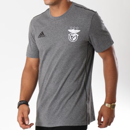 Adidas Sportswear - Tee Shirt Benfica Lisbonne CJ9654 Gris Anthracite Chiné